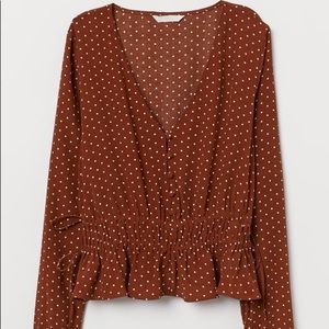 H&M Polka Dot Blouse
